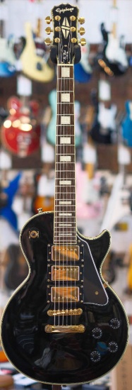 Epiphone 2006 Les Paul Custom Black Beauty, Black (Pre-Owned